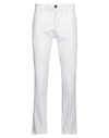 Armani Exchange Man Pants White Size 28 Cotton, Polyester, Elastane