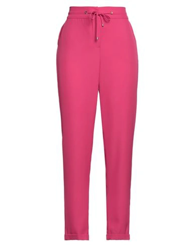 Diana Gallesi Woman Pants Fuchsia Size 14 Polyester, Elastane In Pink