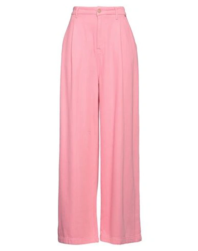 Essentiel Antwerp Woman Pants Pink Size 30 Cotton