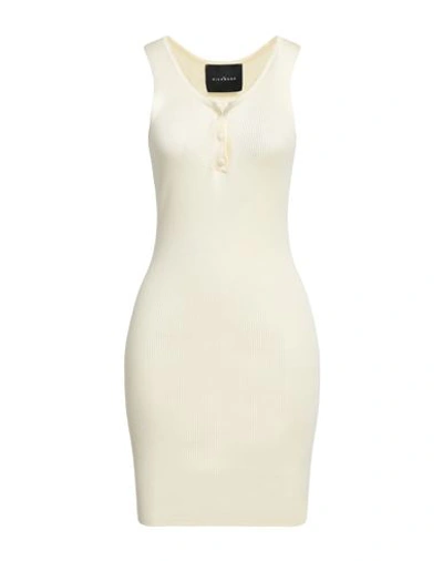 John Richmond Woman Mini Dress Ivory Size M Viscose, Polyester In White