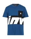 Invicta Man T-shirt Blue Size 4xl Cotton