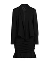 Dondup Woman Mini Dress Black Size 6 Polyester In Black