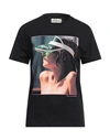 AWESOME AWESOME WOMAN T-SHIRT BLACK SIZE M COTTON