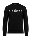 John Richmond Man Sweatshirt Black Size S Cotton