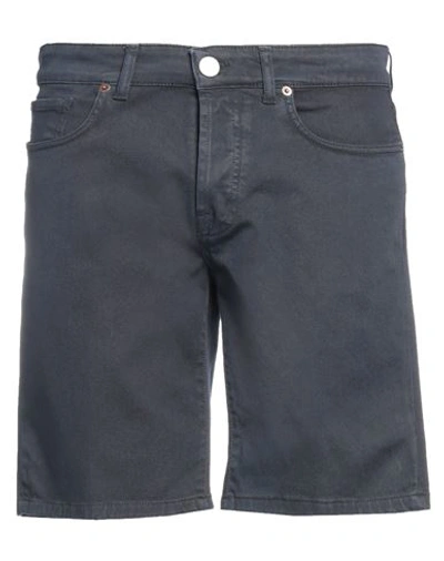 Pmds Premium Mood Denim Superior Man Shorts & Bermuda Shorts Midnight Blue Size 33 Cotton, Elastane