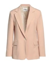 Ottod'ame Woman Blazer Blush Size 10 Polyester, Viscose, Elastane In Pink