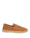 Abarca Man Espadrilles Ocher Size 10 Leather In Yellow