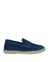 Abarca Man Espadrilles Blue Size 10 Leather