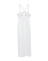 NEW ARRIVALS NEW ARRIVALS WOMAN MAXI DRESS WHITE SIZE 6 PES - POLYETHERSULFONE