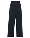 Merci .., Woman Pants Midnight Blue Size 8 Cotton, Elastane In Blue