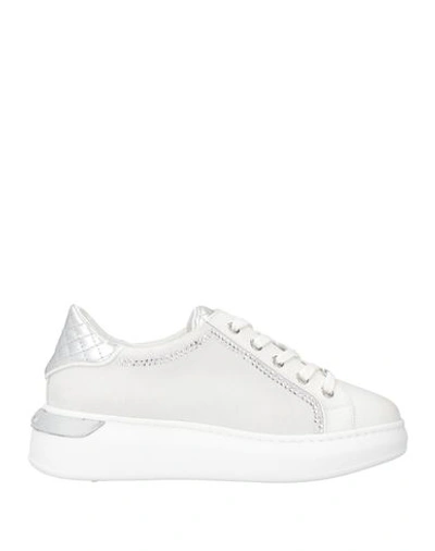 Baldinini Woman Sneakers White Size 9 Leather