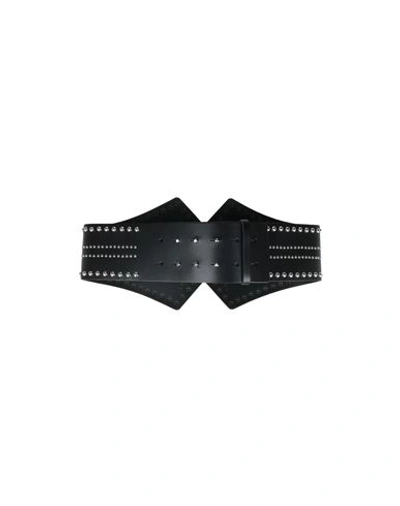 Aniye By Woman Belt Black Size 4 Soft Leather