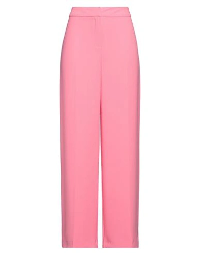 Notes Du Nord Woman Pants Pink Size 6 Polyester