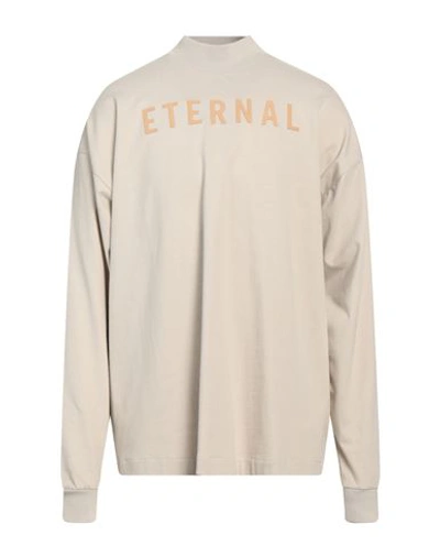 FEAR OF GOD FEAR OF GOD MAN T-SHIRT BEIGE SIZE L COTTON