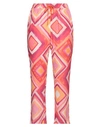 Olla Parèg Olla Parég Woman Pants Fuchsia Size 10 Polyester, Elastane In Pink