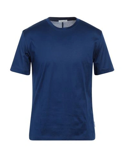 Paolo Pecora Man T-shirt Blue Size M Cotton