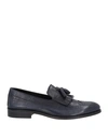 Jerold Wilton Man Loafers Midnight Blue Size 7.5 Soft Leather