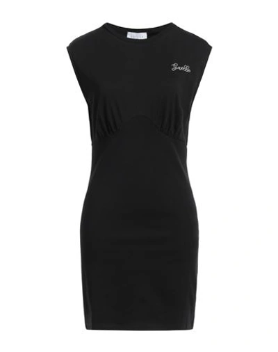 Gaelle Paris Gaëlle Paris Woman Mini Dress Black Size 2 Cotton, Elastane