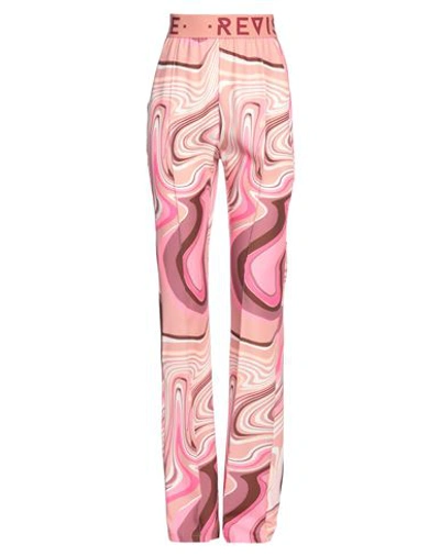 Revise Woman Pants Blush Size 6 Polyester, Elastane In Pink