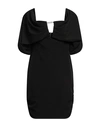 Relish Woman Mini Dress Black Size 8 Polyester, Elastane