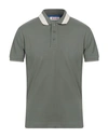 Invicta Man Polo Shirt Military Green Size M Cotton