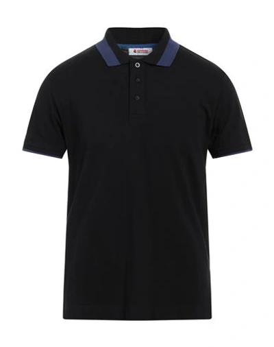 Invicta Man Polo Shirt Black Size Xxl Cotton