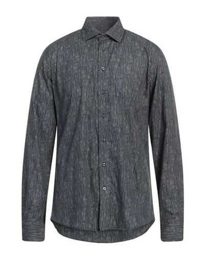 Sand Copenhagen Man Shirt Steel Grey Size 16 ½ Cotton