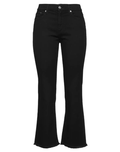 Roy Rogers Roÿ Roger's Woman Jeans Black Size 26 Cotton, Elastane