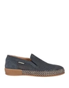 Baldinini Man Espadrilles Midnight Blue Size 13 Leather