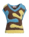 Andersson Bell Woman Sweater Brown Size M Cotton, Acrylic, Nylon In Brown
