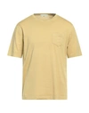 Filippo De Laurentiis Man T-shirt Khaki Size 40 Cotton In Beige