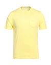 Filippo De Laurentiis Man T-shirt Yellow Size 36 Cotton
