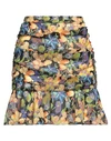 Patrizia Pepe Woman Mini Skirt Black Size 10 Polyester In Black