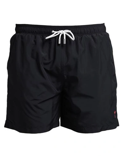 Impure Man Swim Trunks Black Size L Polyester