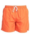 Impure Man Swim Trunks Orange Size L Polyester