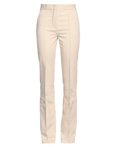 Compagnia Italiana Woman Pants Beige Size 8 Cotton, Polyester, Rubber