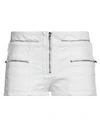 Isabel Marant Lary Paneled Cotton-gabardine Shorts In White
