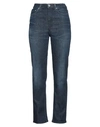 Blk Dnm Woman Jeans Blue Size 29w-32l Cotton, Elastane In Blue
