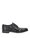 Corvari Man Lace-up Shoes Black Size 7 Leather