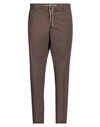 Berwich Man Pants Brown Size 42 Cotton, Lyocell, Elastane