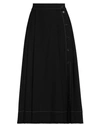 Shi.rt Milano Shi. Rt Milano Woman Midi Skirt Black Size 6 Polyester, Viscose, Elastane, Virgin Wool