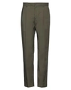 Cellar Door Man Pants Dark Green Size 38 Cotton, Elastane In Green
