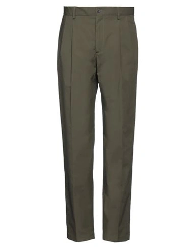 Cellar Door Man Pants Dark Green Size 38 Cotton, Elastane