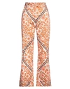 Paul & Joe Woman Pants Salmon Pink Size 8 Cotton, Elastane In Pink