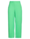 Diana Gallesi Woman Pants Acid Green Size 14 Polyester, Elastane