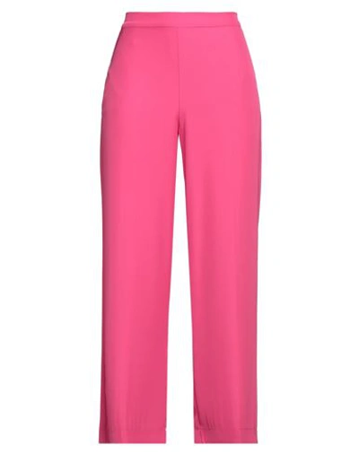 Diana Gallesi Woman Pants Magenta Size 12 Polyester, Elastane