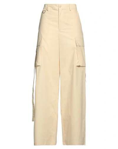 Patrizia Pepe Woman Pants Beige Size 8 Cotton