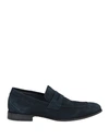 Hundred 100 Man Loafers Midnight Blue Size 10 Leather