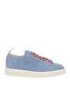 Pànchic Panchic Woman Sneakers Slate Blue Size 11 Soft Leather