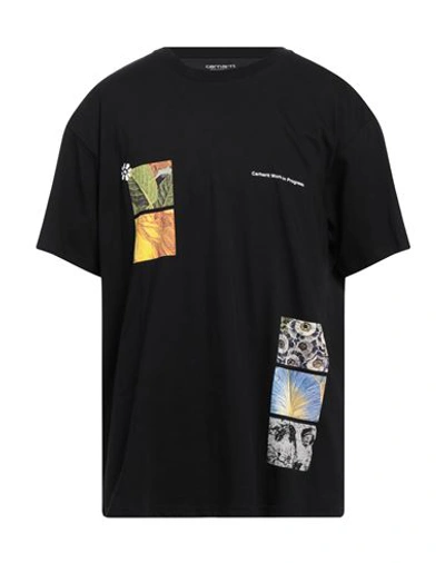 Carhartt Man T-shirt Black Size Xxl Organic Cotton